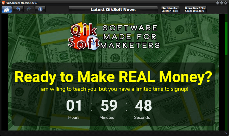 Create Fake Expiring Countdown Squeeze Pages